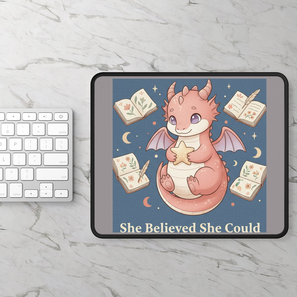 Dragon Mouse Pad – She Believed She Could