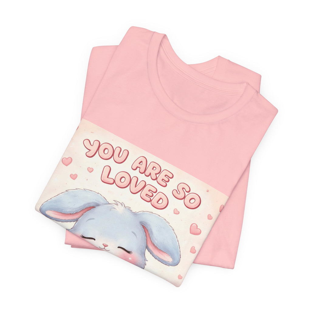 "YOU ARE SO LOVED" Black Cat Women Tee | College Girl Gift | Fashion | KayKay Classics