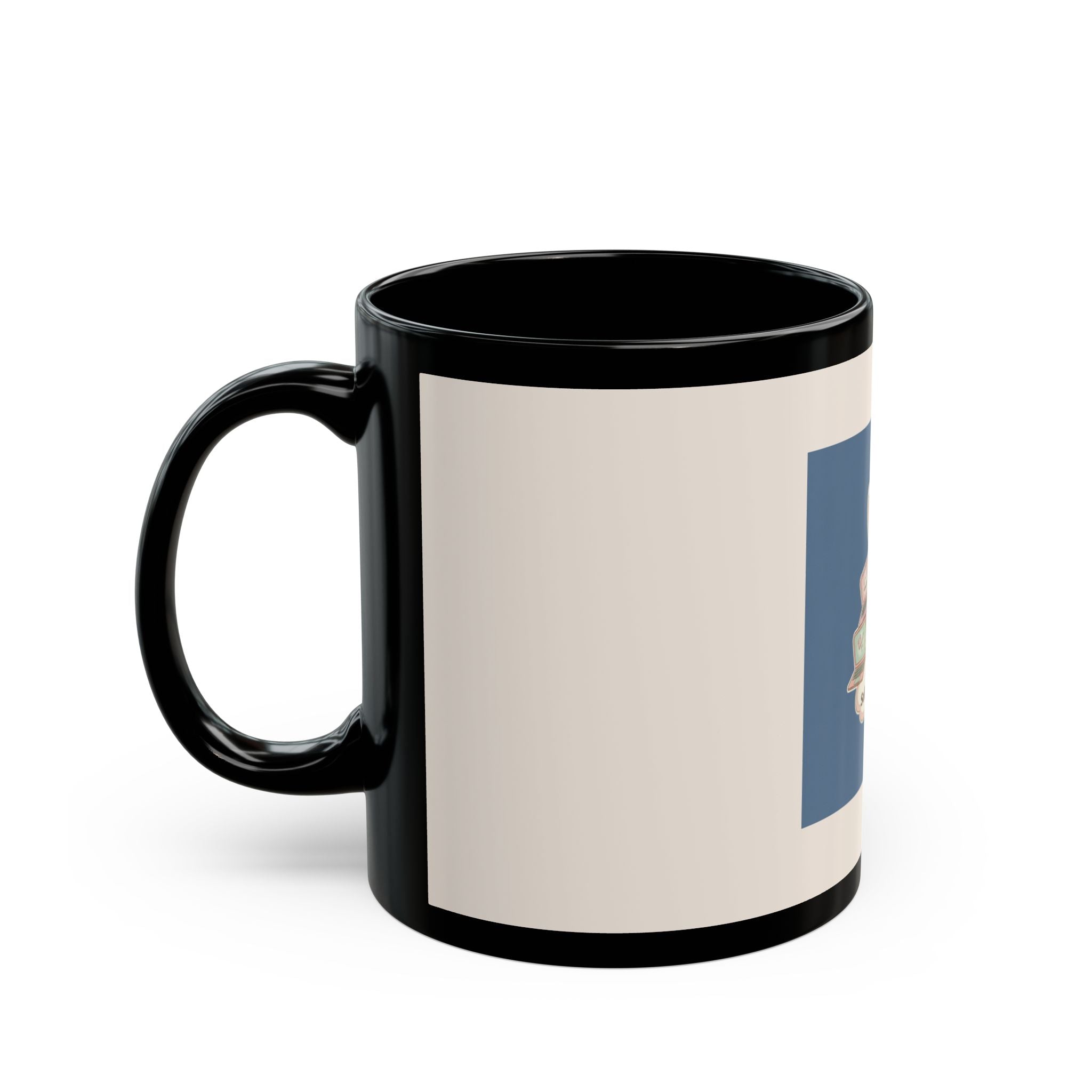Bunny Black Mug 11oz – Making My Dreams Happen Soft Life Schola