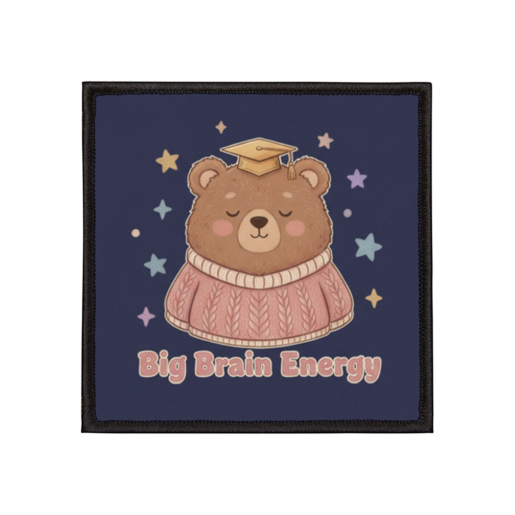 Bear Iron-On Patch – Big Brain Energy