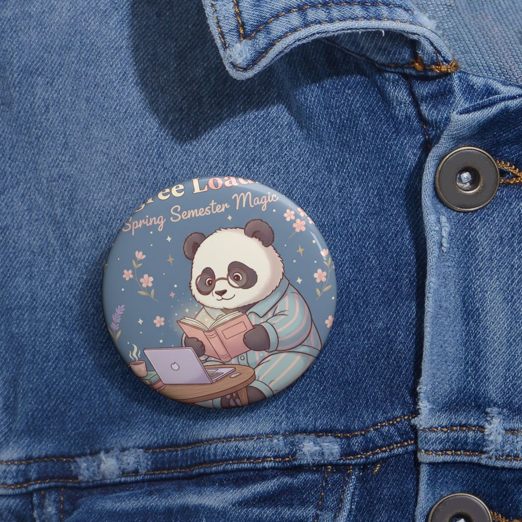 Panda Pin Button – Degree Loading Spring Semester Magic