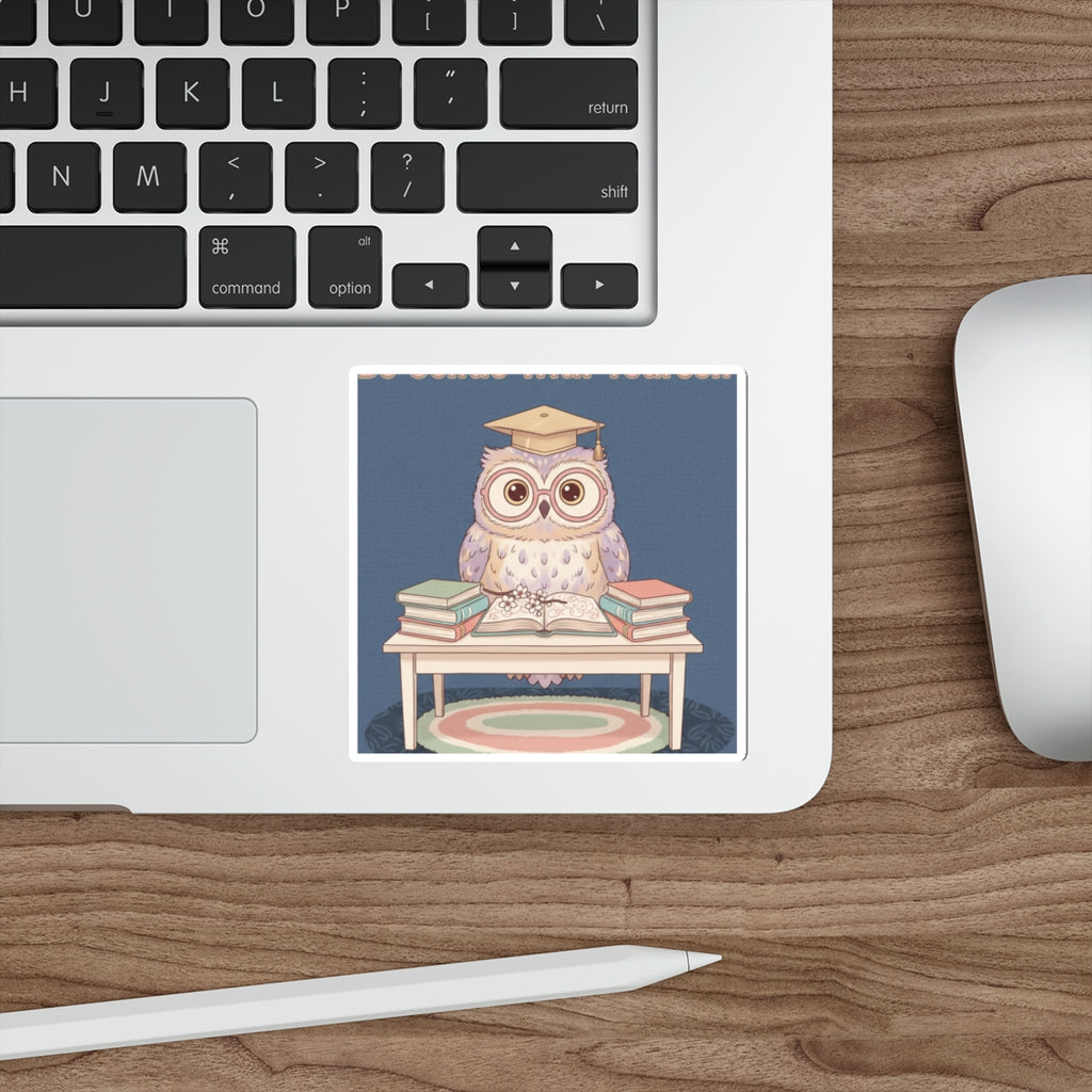 Owl Die-Cut Sticker – Be Gentle With Yourself