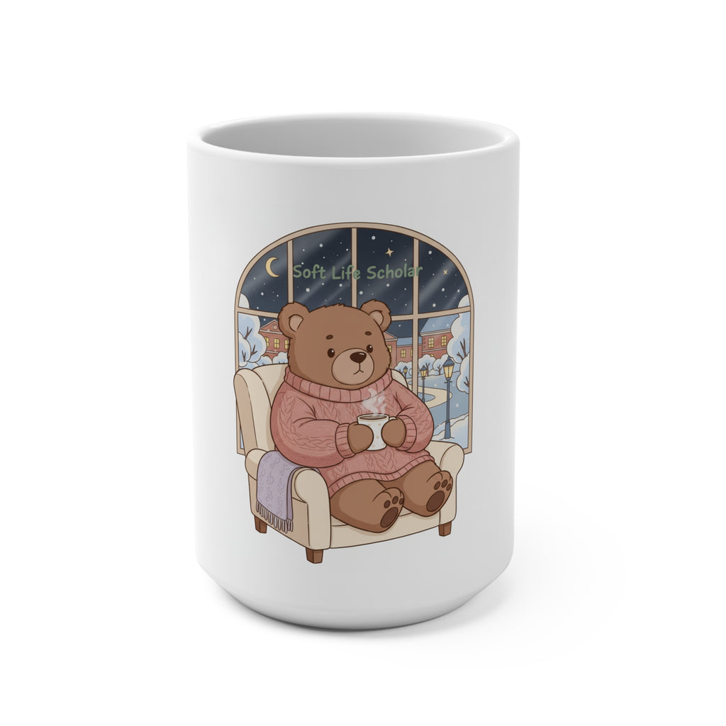 Bear Mug 15oz – Soft Life Scholar
