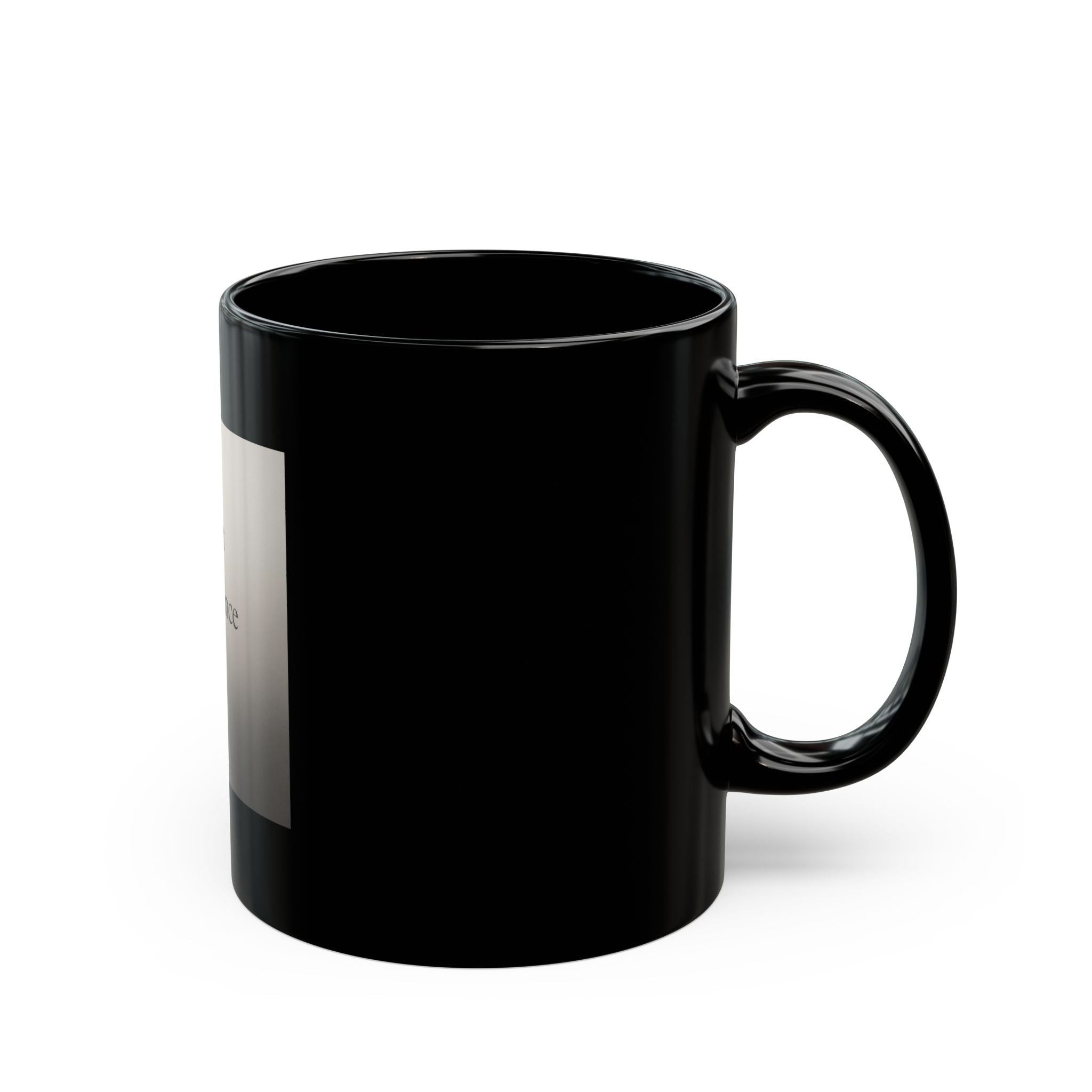 quiet confidence Black Mug 11oz