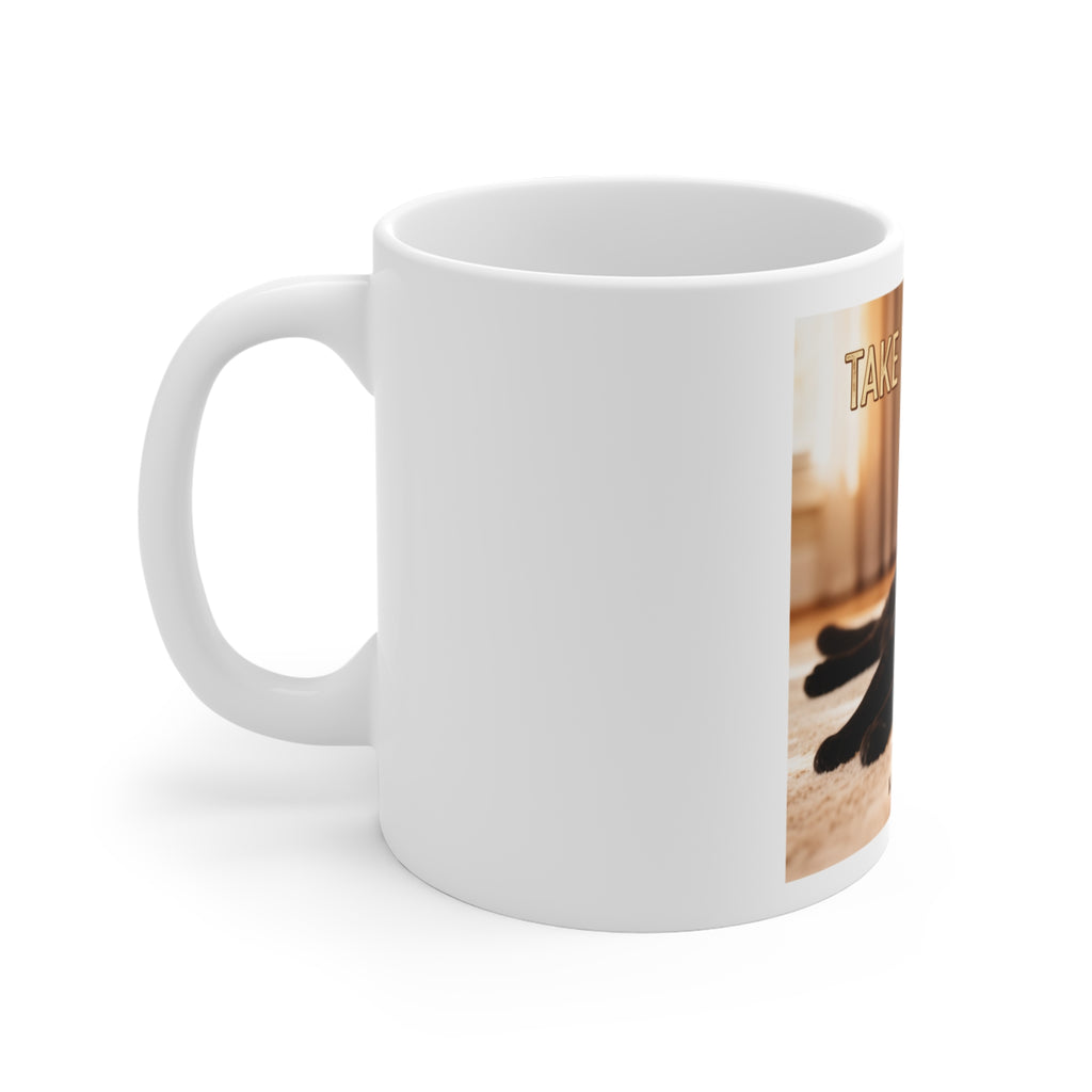 TAKE YOUR TIME Cat Mug 11oz