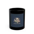 Soft Doesnt Mean Weak Turtle Black Mug 11oz