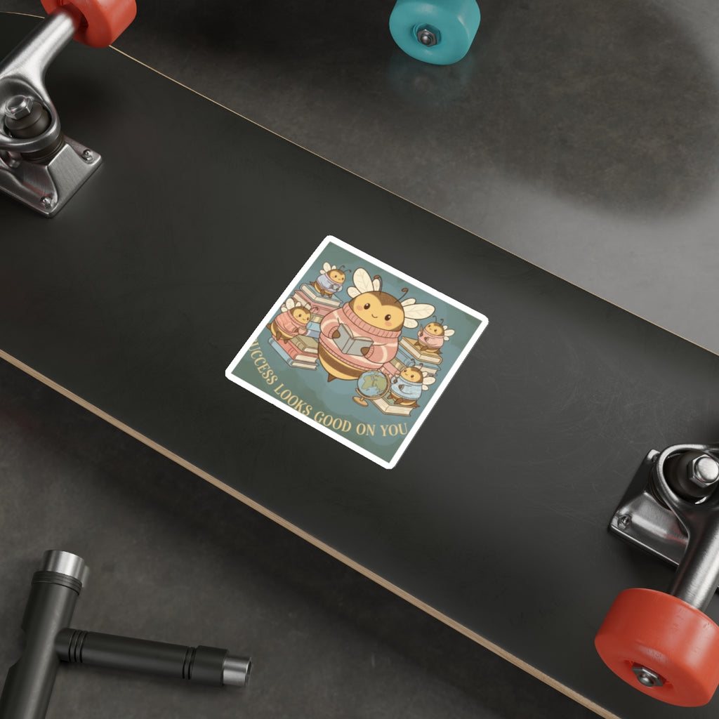 Honeybees Die-Cut Sticker – Success Looks Good on You