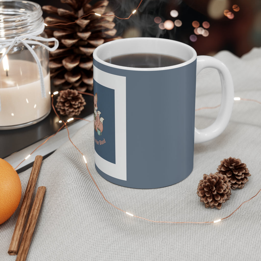 Fox Mug 11oz – Brave Runs in Her Blood