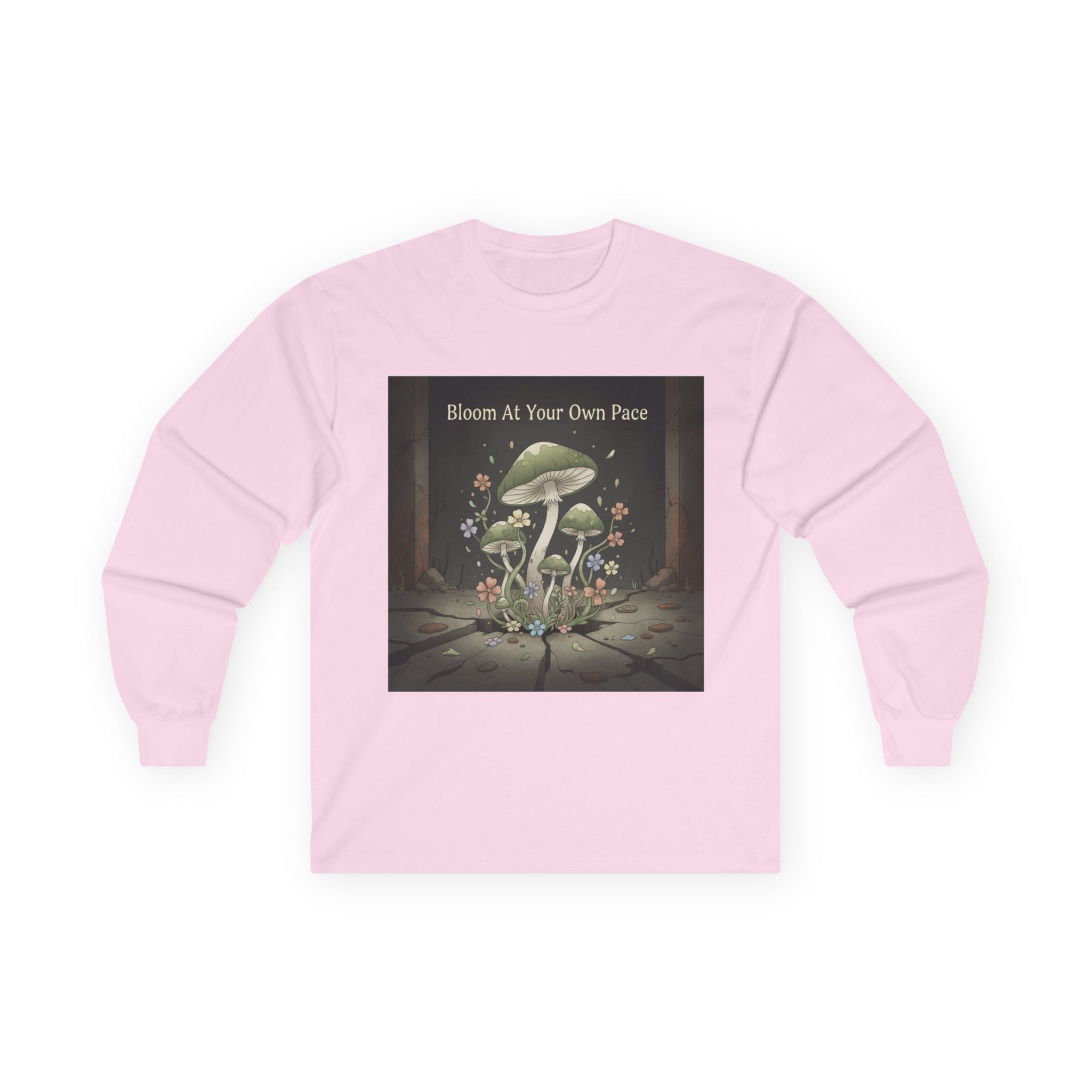 Black Cat Long Sleeve Tee – Bloom at Your Own Pace