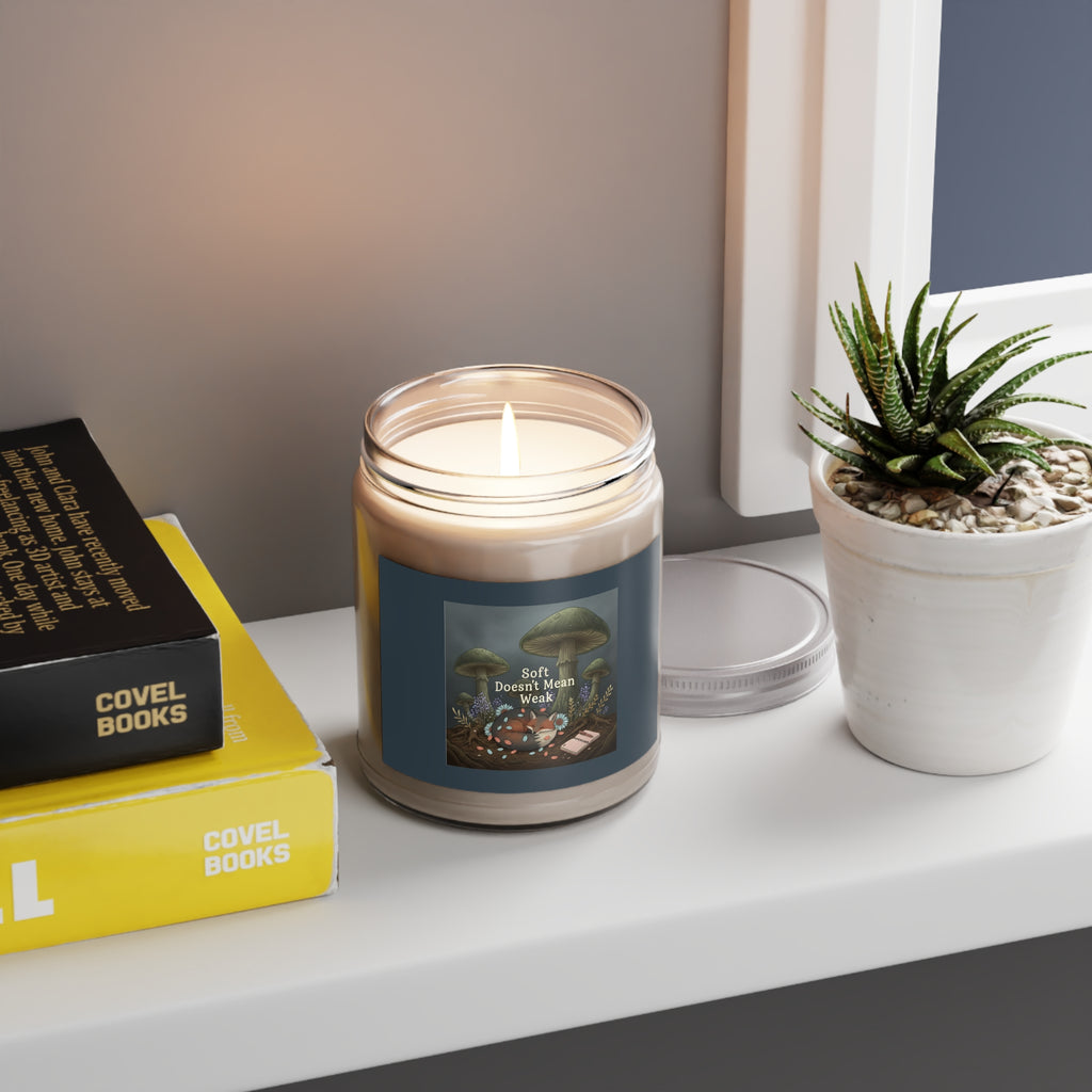 Fox Scented Candle – Soft Doesnt Mean Weak