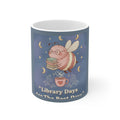Bee Mug 11oz – Library Days Are the Best Days