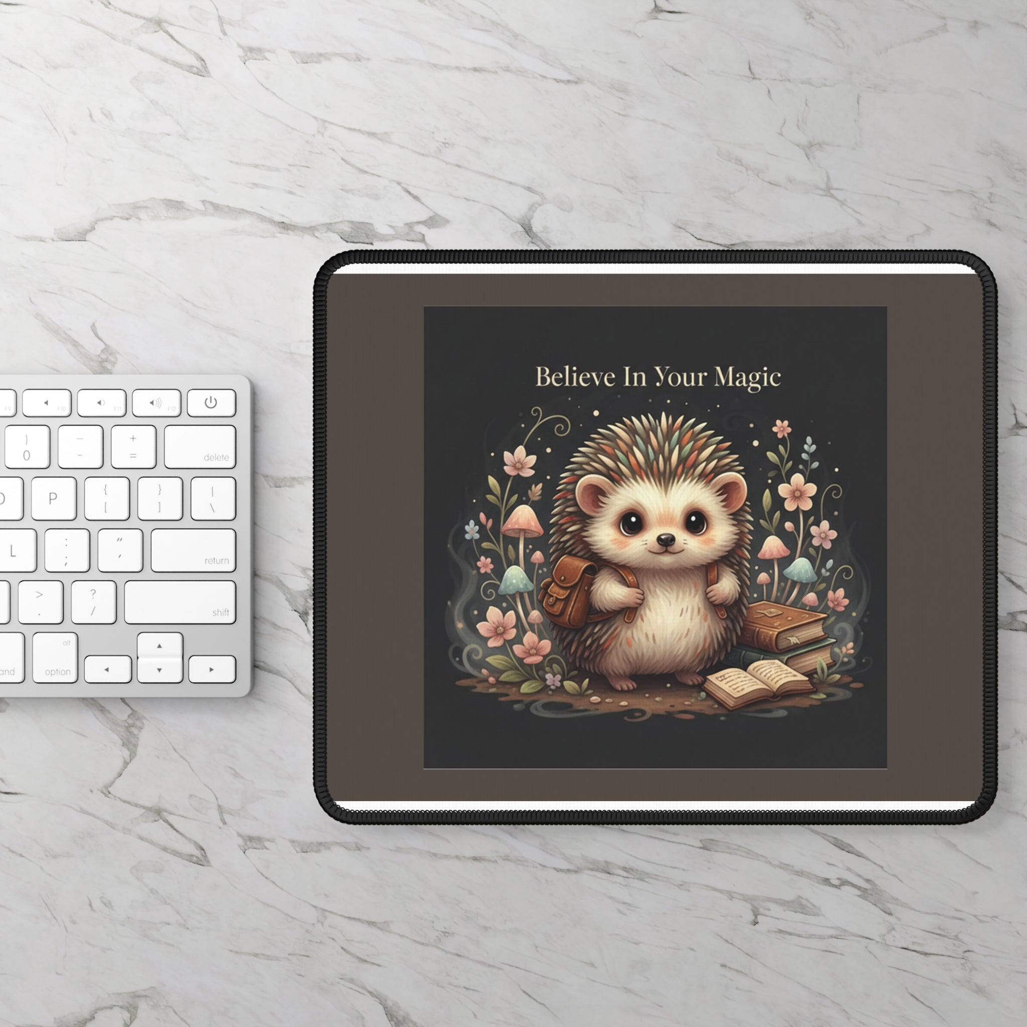 Hedgehog Mouse Pad – Believe in Your Magic