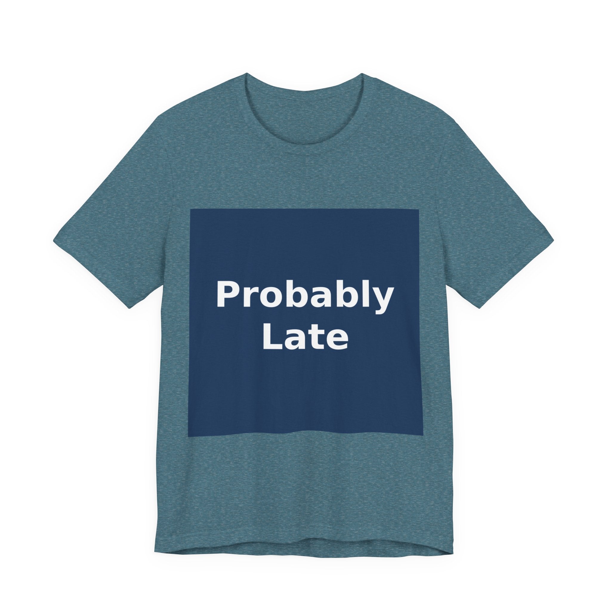 "Probably Late" Black Cat Women Tee | College Girl Gift | Fashion | KayKay Classics