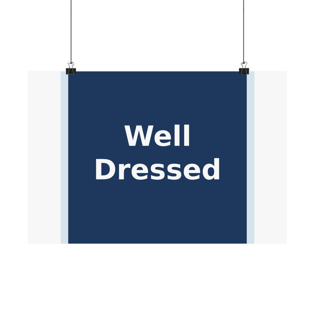 "Well Dressed" Black Cat Poster | Trendy Gift for Her | Lifestyle | KayKay Classics