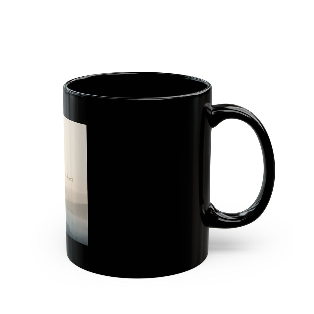 THIS MOMENT WILL PASS Black Mug 11oz