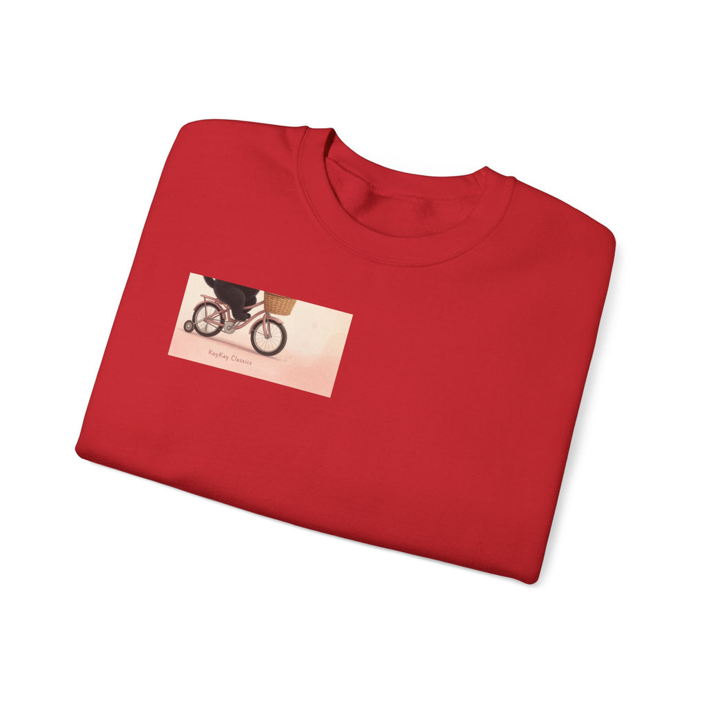 "Life Behind Bars" Black Cat Crewneck | College Girl Gift | Fashion | KayKay Classics