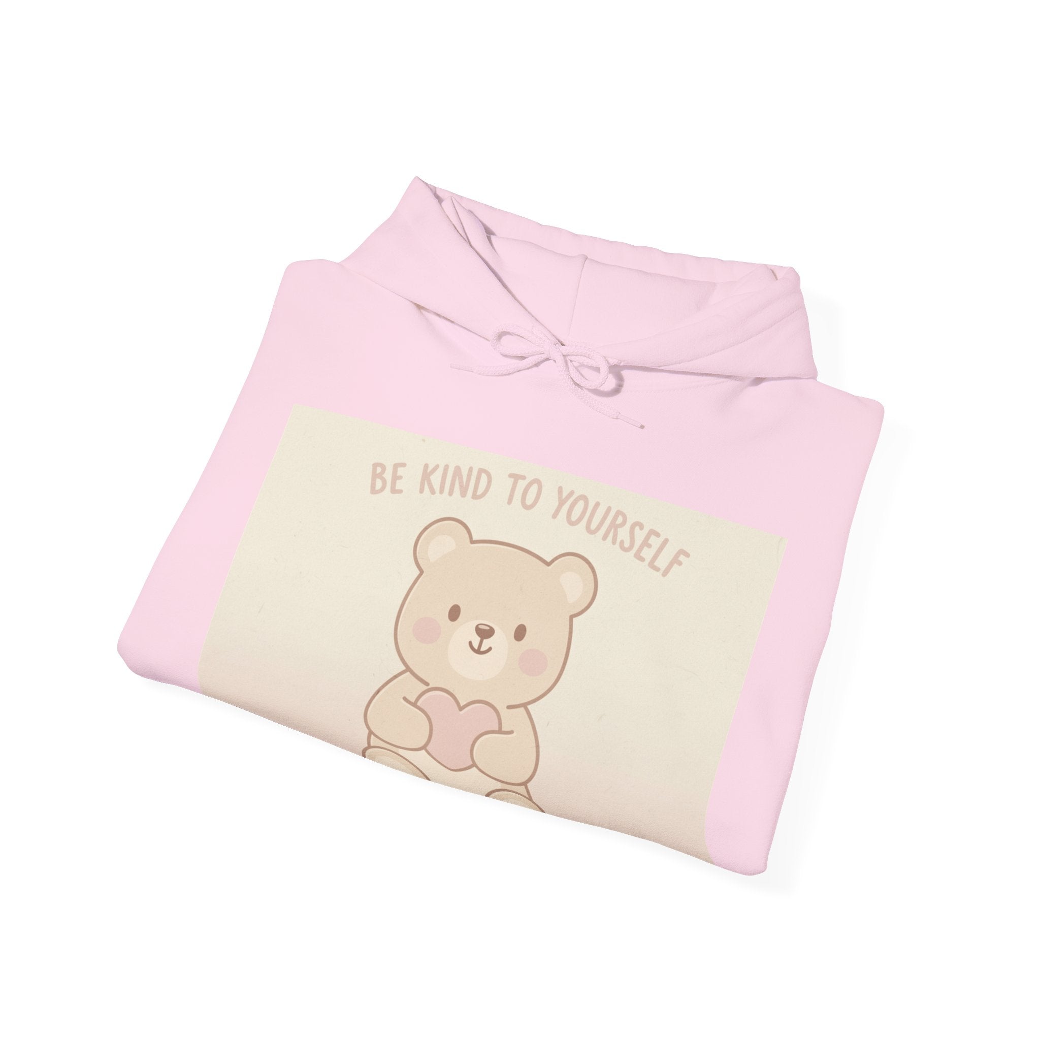 "BE KIND TO YOURSELF" Black Cat Hoodie | College Girl Gift | Fashion | KayKay Classics