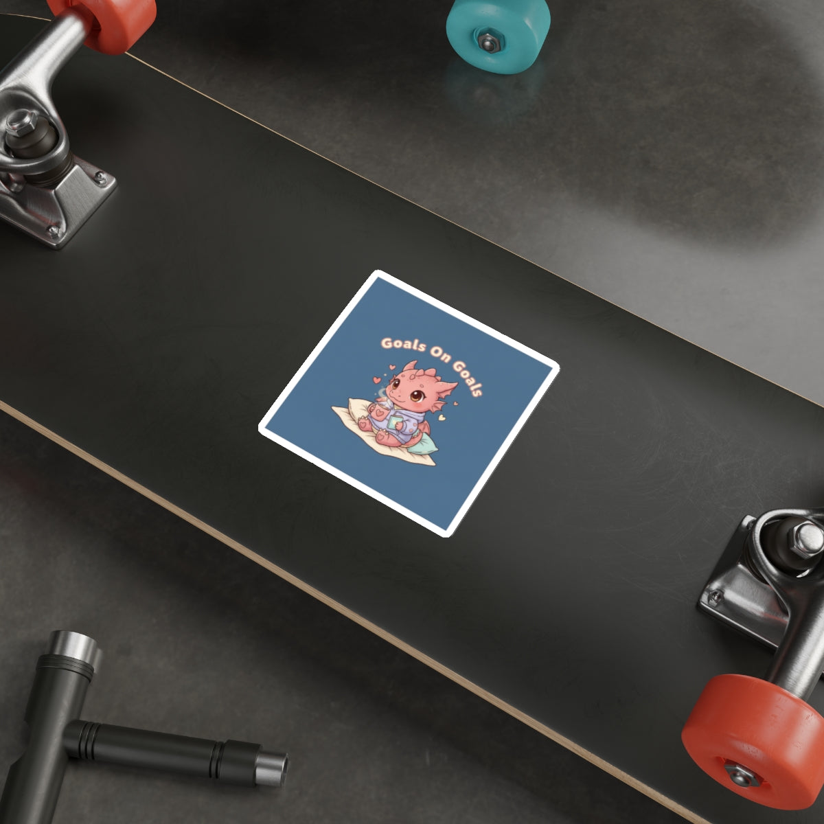 Dragon Die-Cut Sticker – Goals on Goals