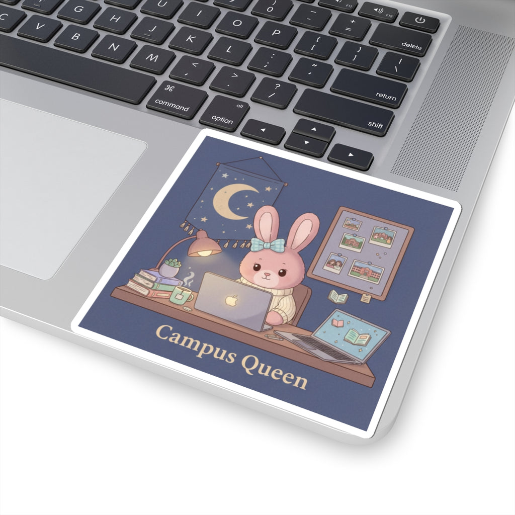 Rabbit Kiss-Cut Sticker – Campus Queen