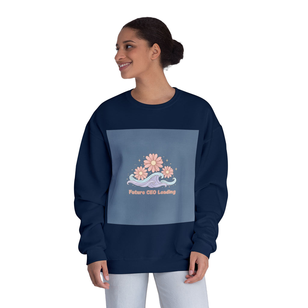 Daisies And Gentle Waves Crewneck Sweatshirt – Future Ceo Loading