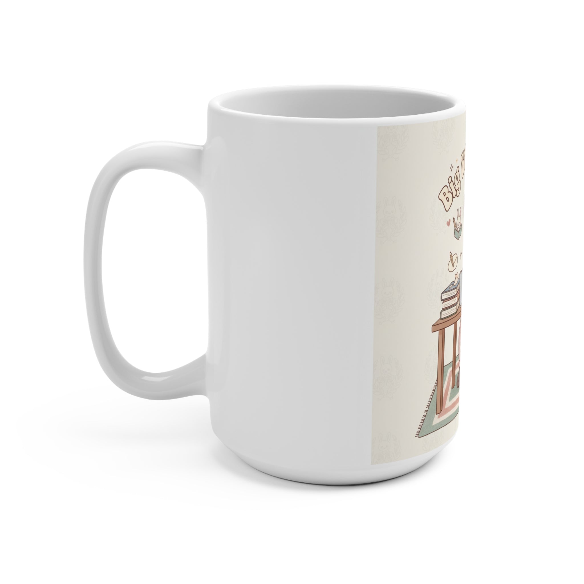 Big Brain Energy Panda Mug 15oz
