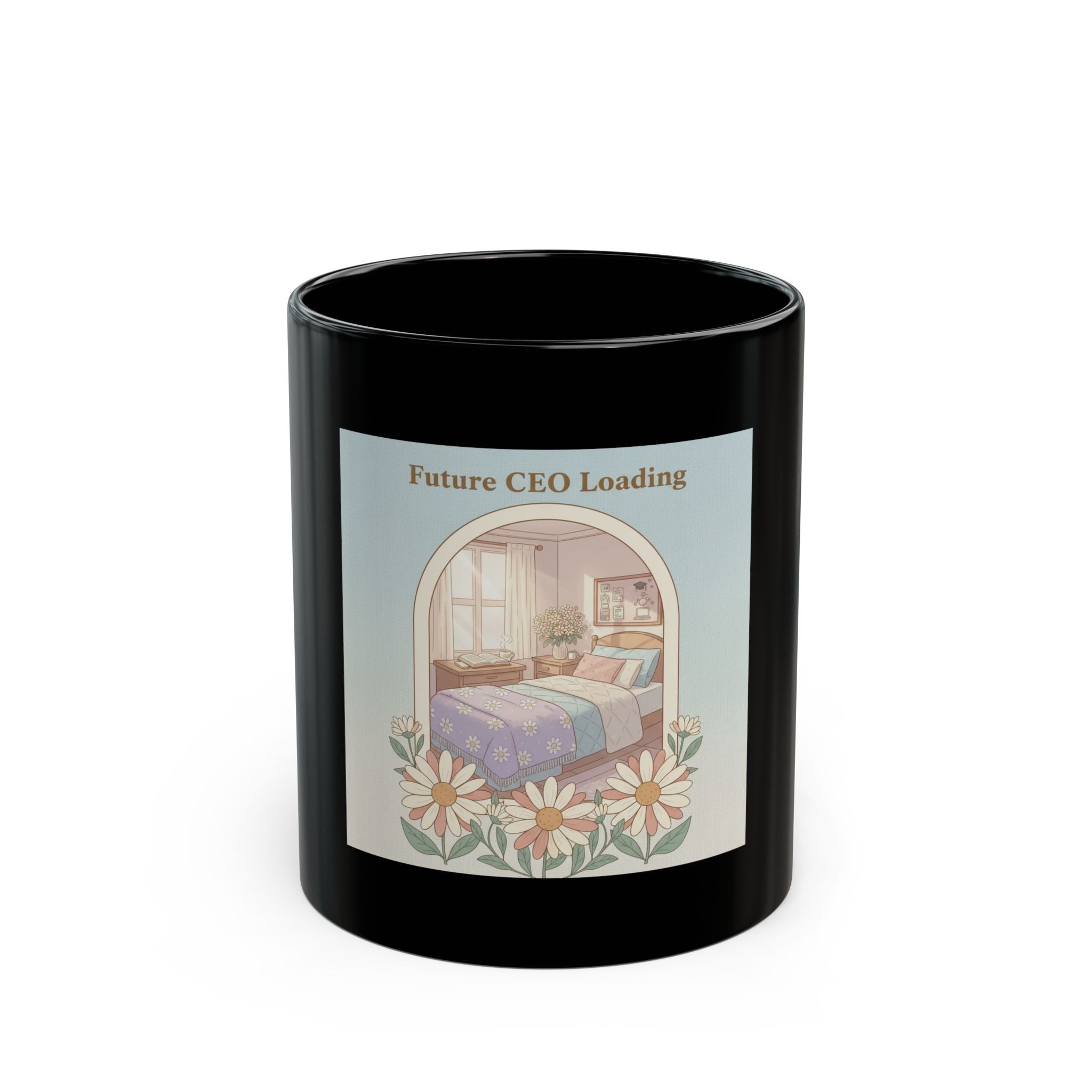 Future CEO Loading Black Mug 11oz