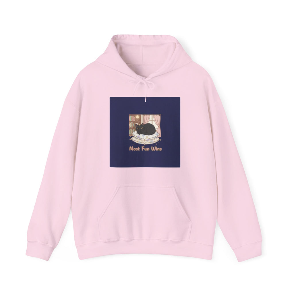 Black Cat Hoodie – Most Fun Wins