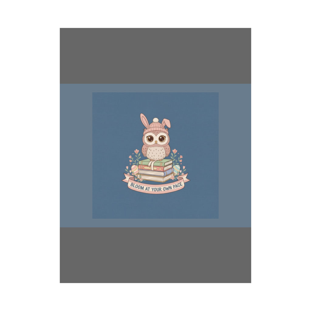 Bunny Poster – Bloom at Your Own Pace