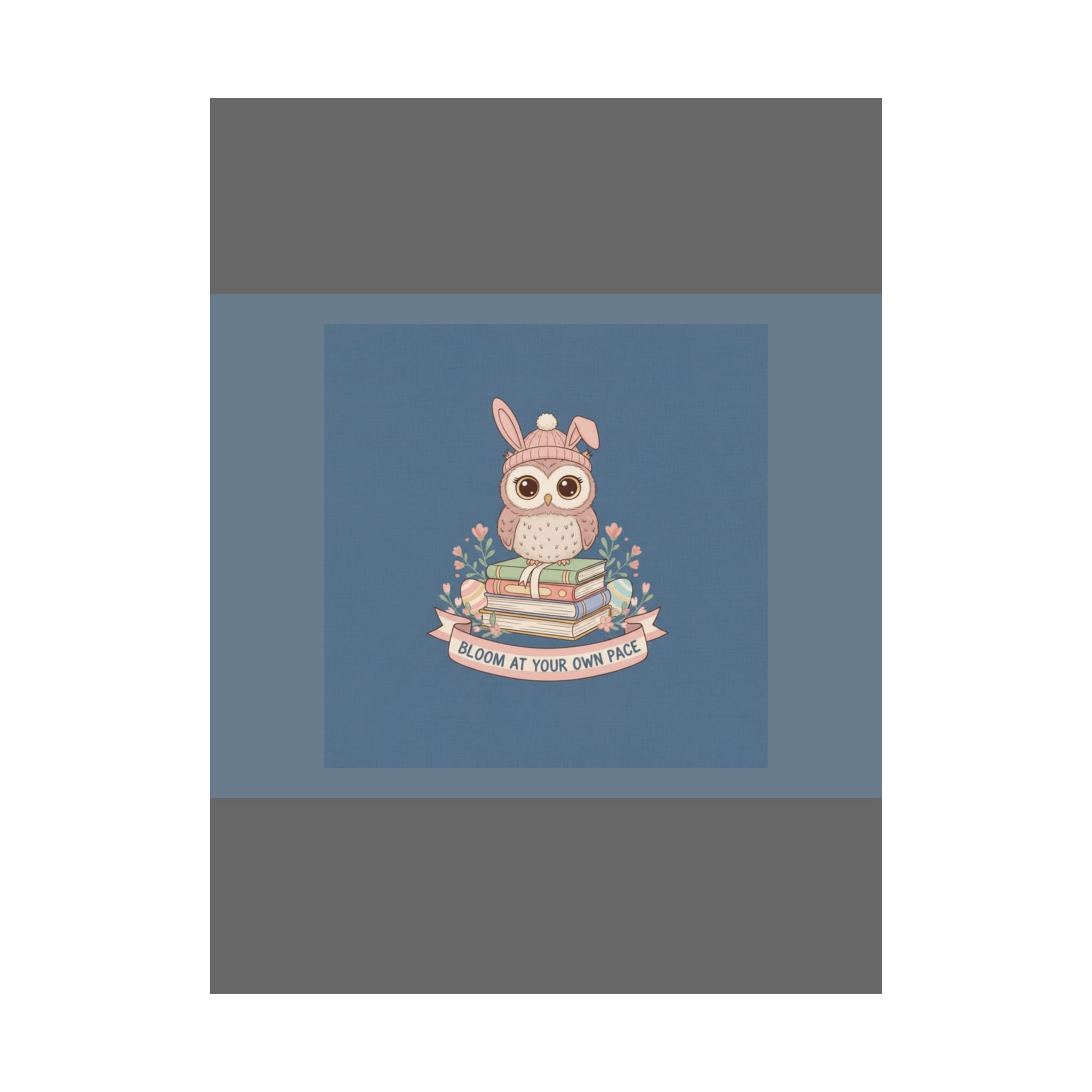 Bunny Poster – Bloom at Your Own Pace