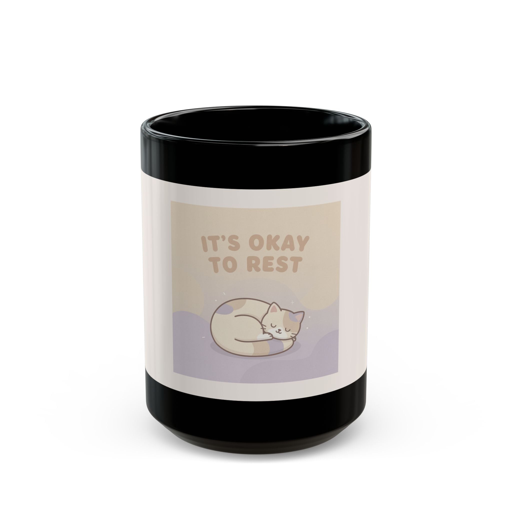 "NEEDS_OCR_SCAN" Black Cat Black Mug | College Girl Gift | Fashion | KayKay Classics