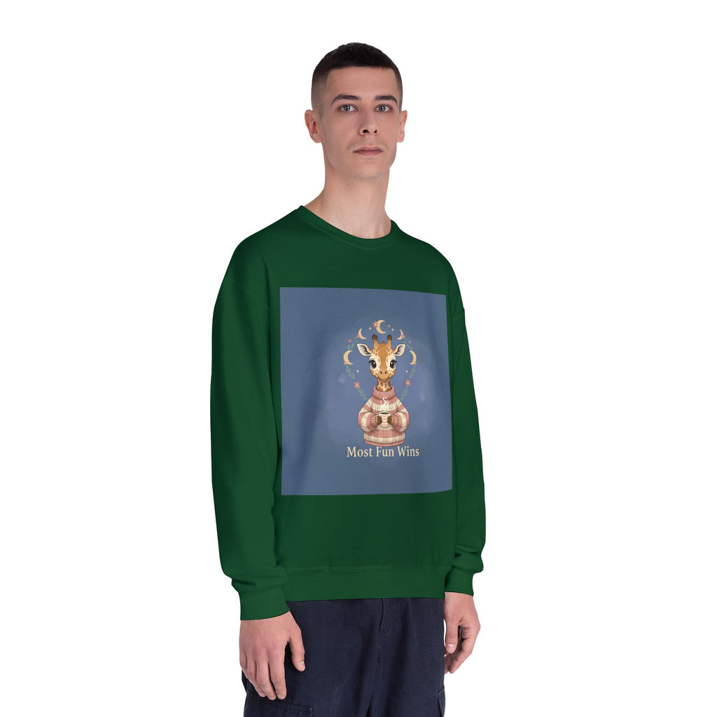 Giraffe Crewneck Sweatshirt – Most Fun Wins