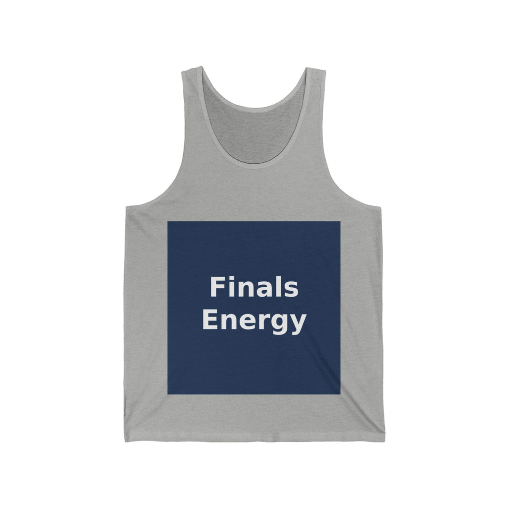 "Finals Energy" Black Cat Tank Top | College Girl Gift | Fashion | KayKay Classics