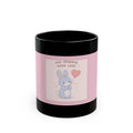 "YOU DESERVE GOOD LOVE" Black Cat Black Mug | College Girl Gift | Fashion | KayKay Classics