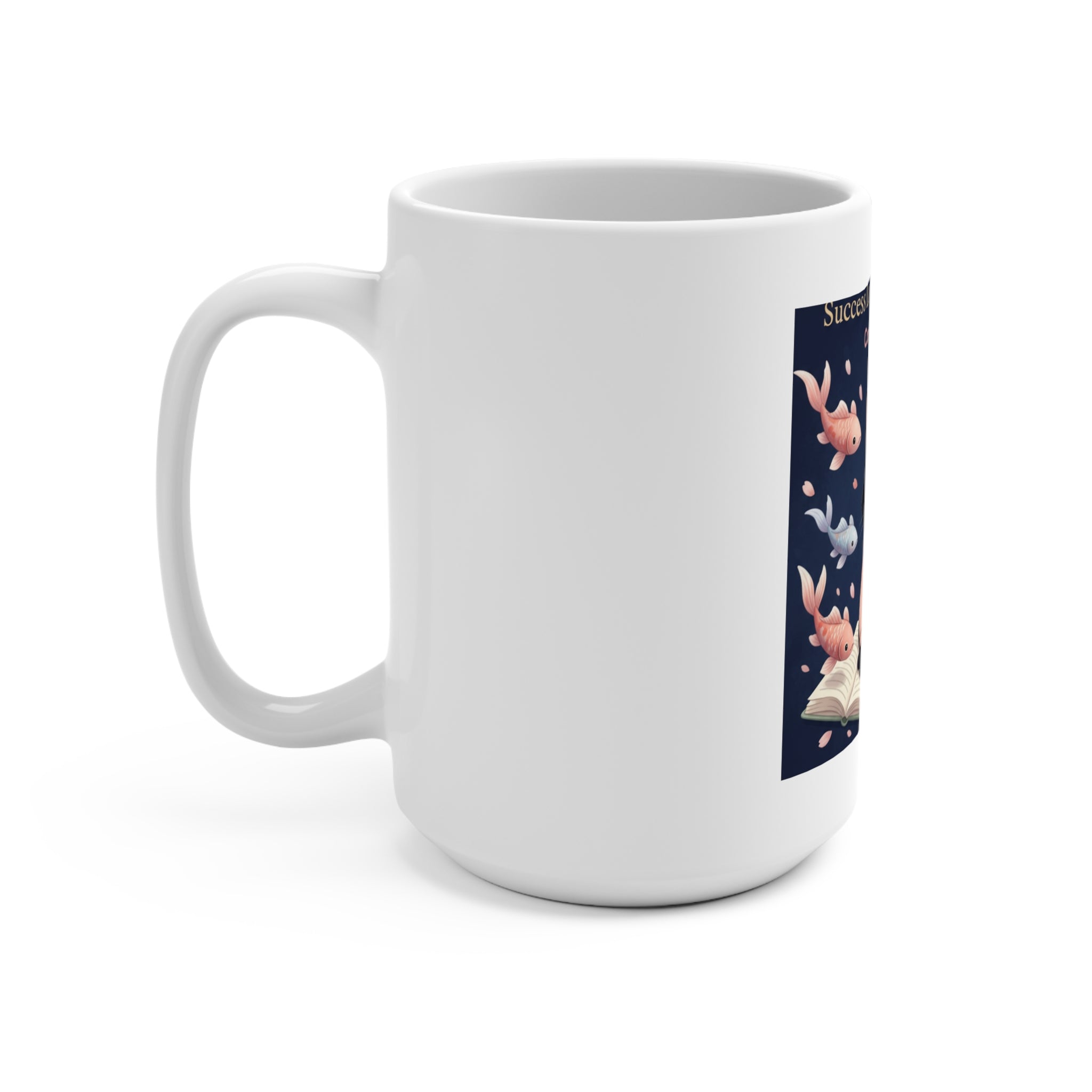Black Cat Mug 15oz – Success Looks Good on You Campus Dreams