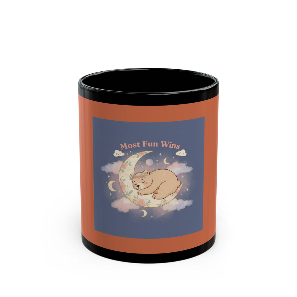 Bear Black Mug 11oz – Most Fun Wins