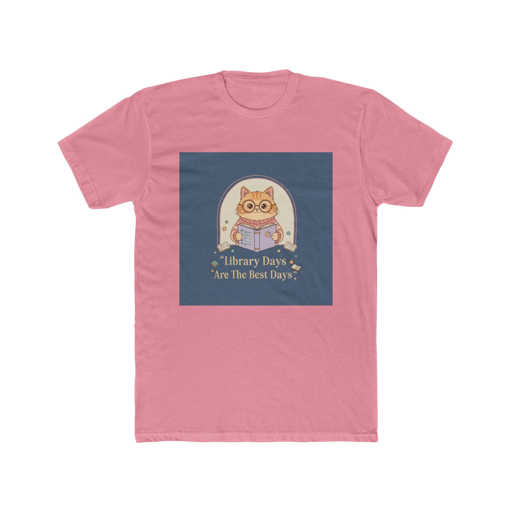 Cat Unisex Tee – Library Days Are the Best Days