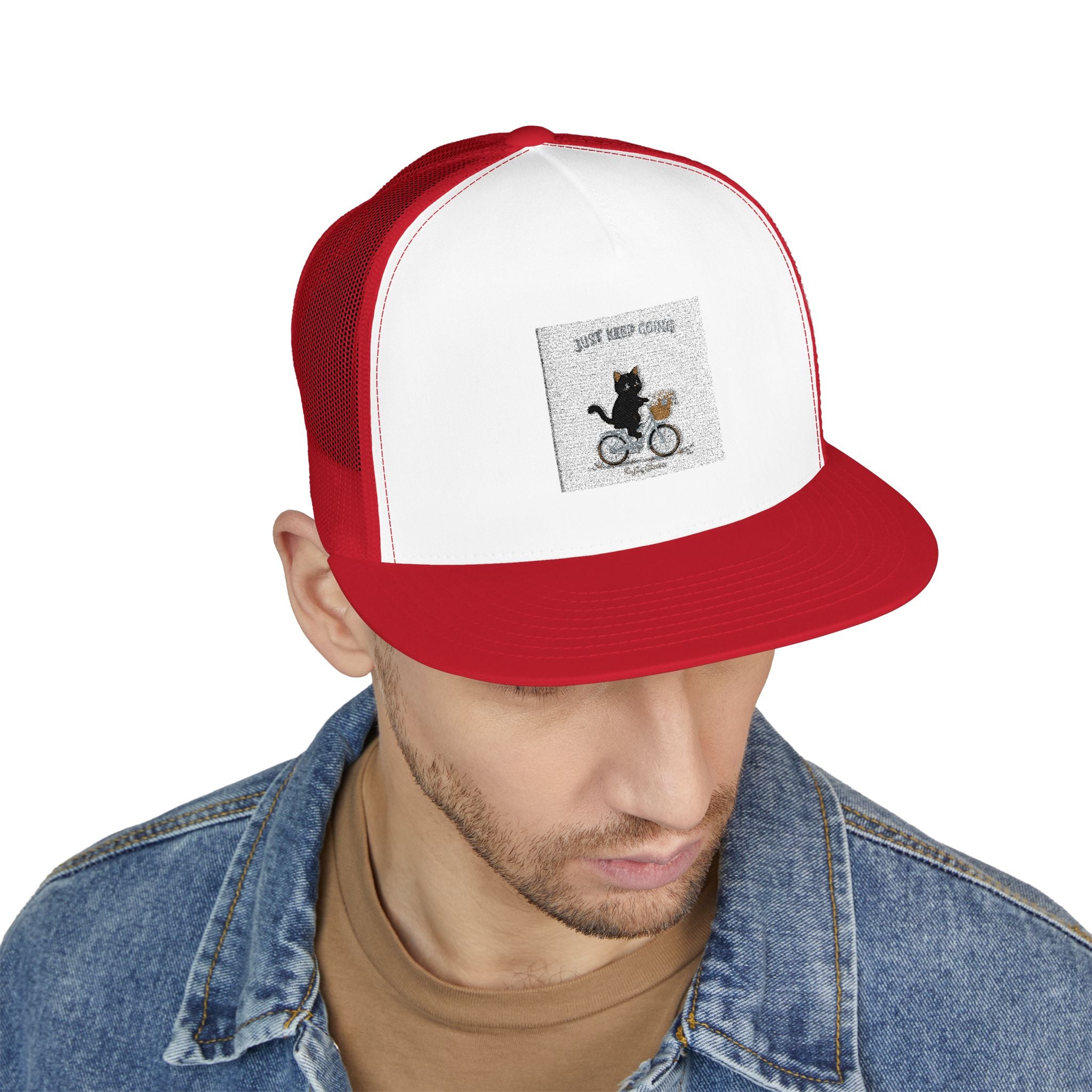 "Design" Black Cat Trucker Cap | College Girl Gift | Fashion | KayKay Classics