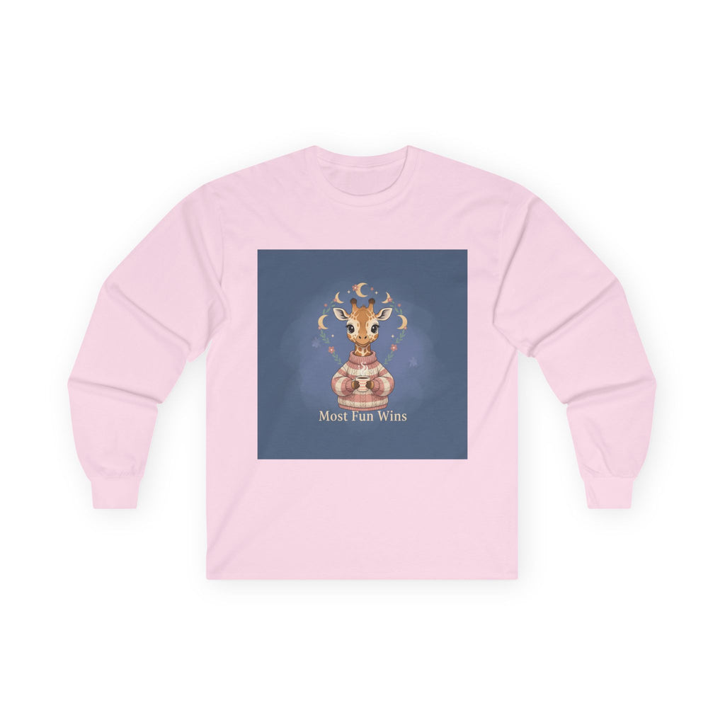 Giraffe Long Sleeve Tee – Most Fun Wins