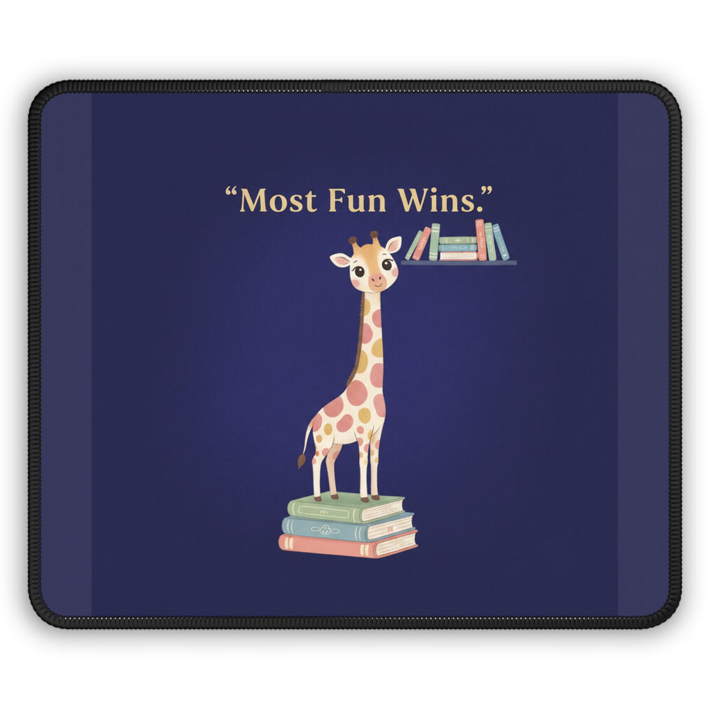Giraffe Mouse Pad – Most Fun Wins