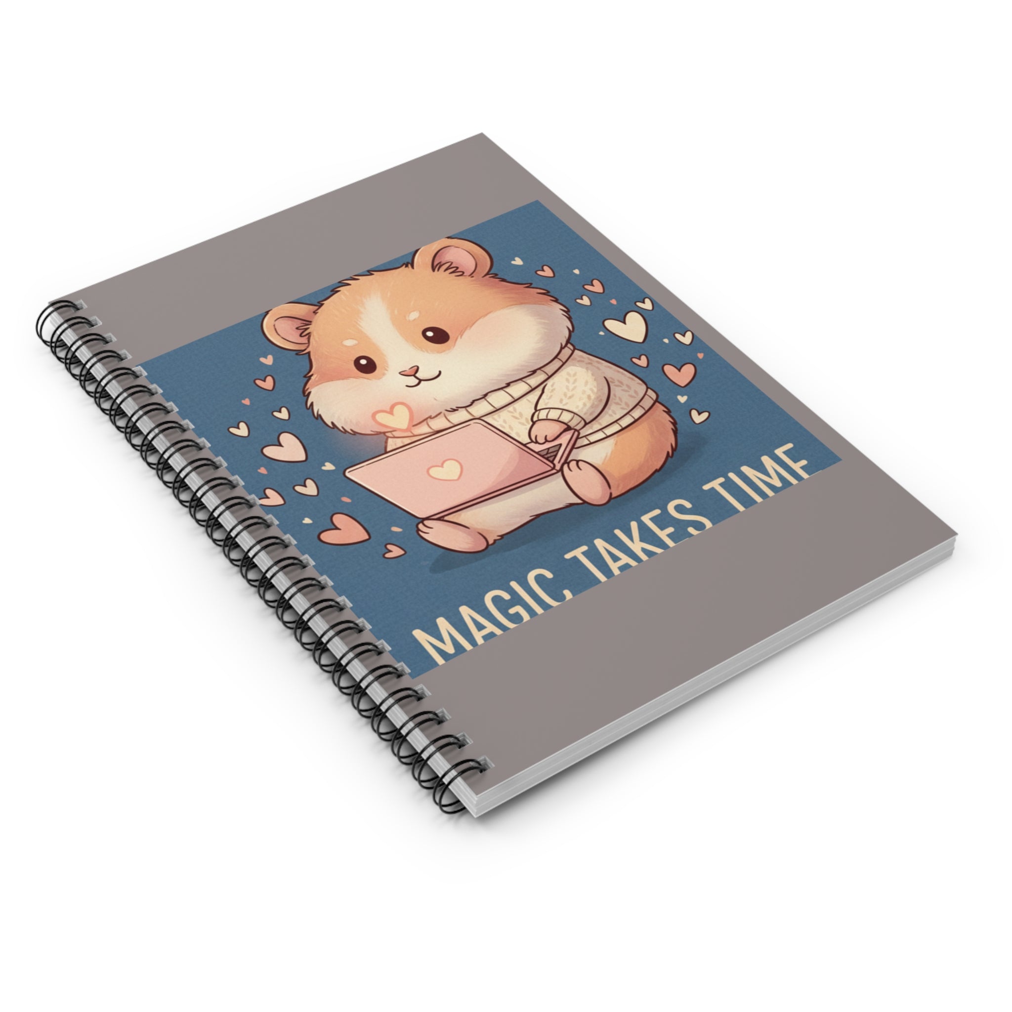 Hamster Spiral Notebook – Magic Takes Time
