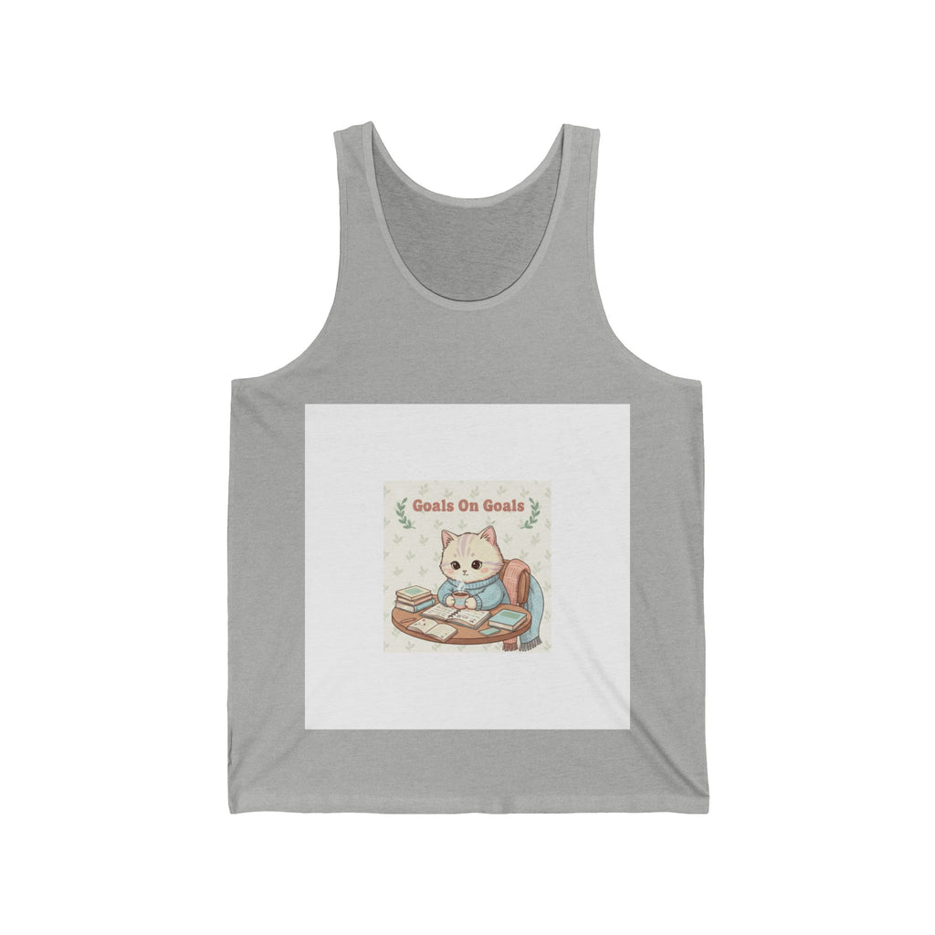 Goals On Goals Cat Tank Top