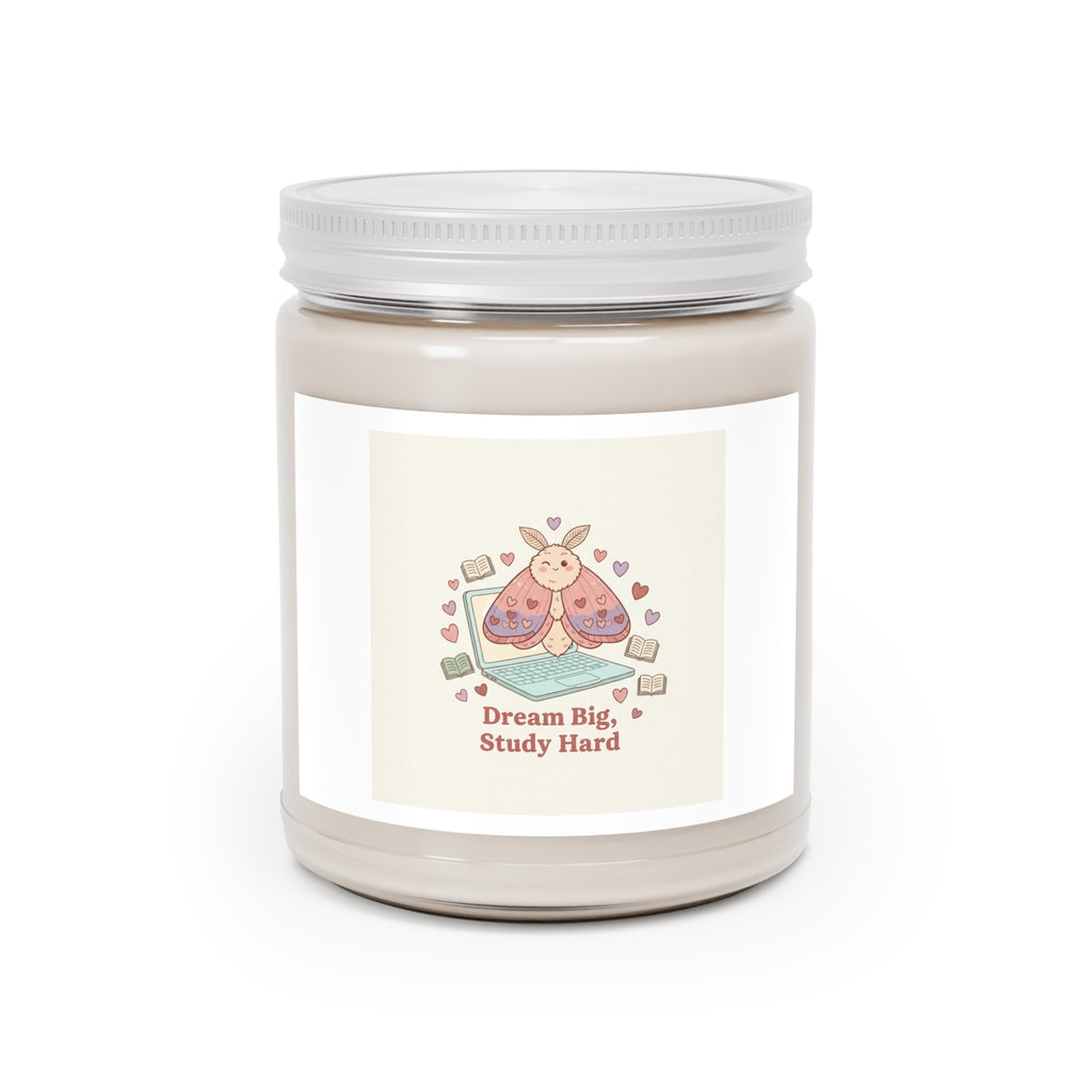 Dream Big, Study Hard Moth Scented Candle
