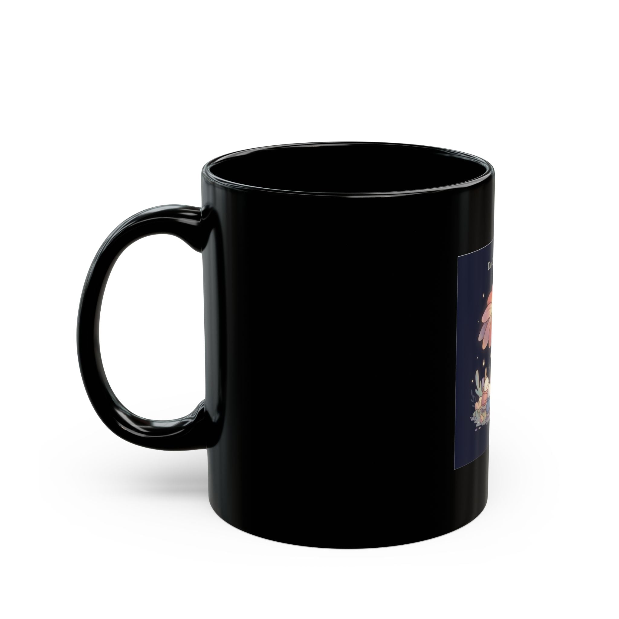 Tiny Chibi Creatures Black Mug 11oz – Do Good Be Good