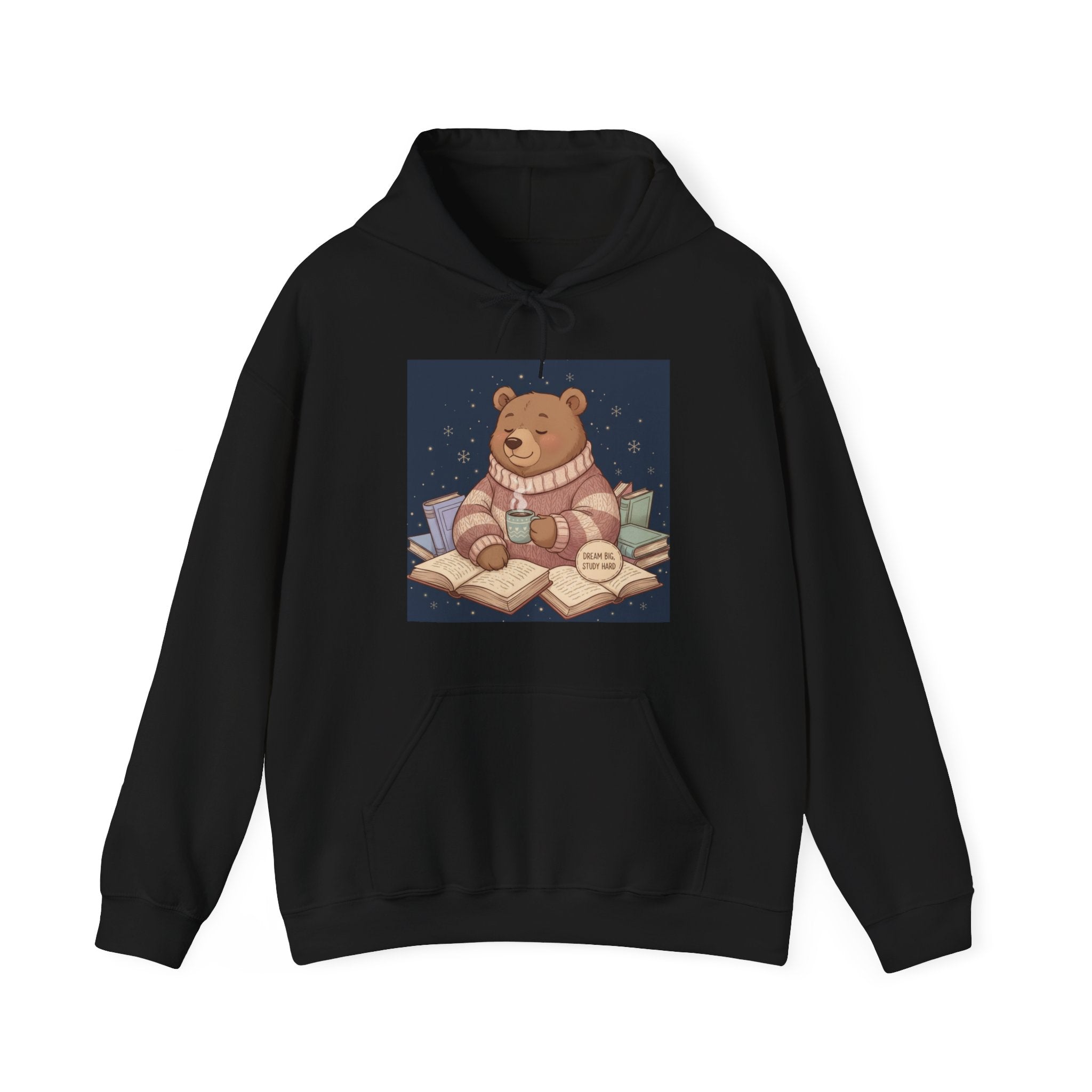Bear Hoodie – Dream Big Study Hard