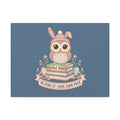 Bunny Canvas Print – Bloom at Your Own Pace