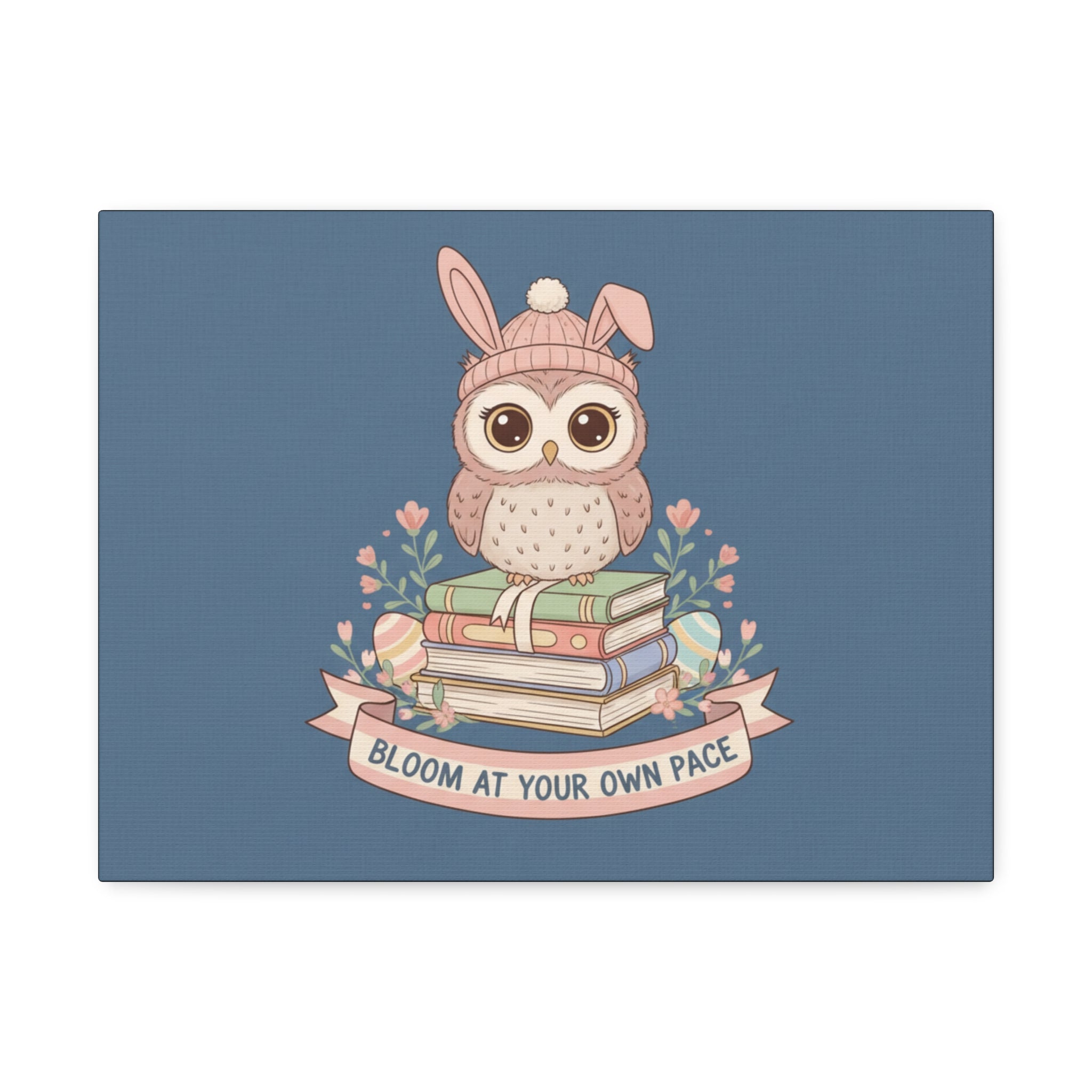Bunny Canvas Print – Bloom at Your Own Pace