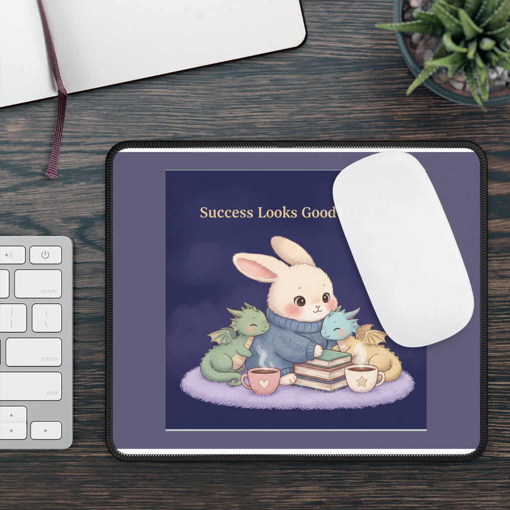 Bunny Mouse Pad – Success Looks Good on You