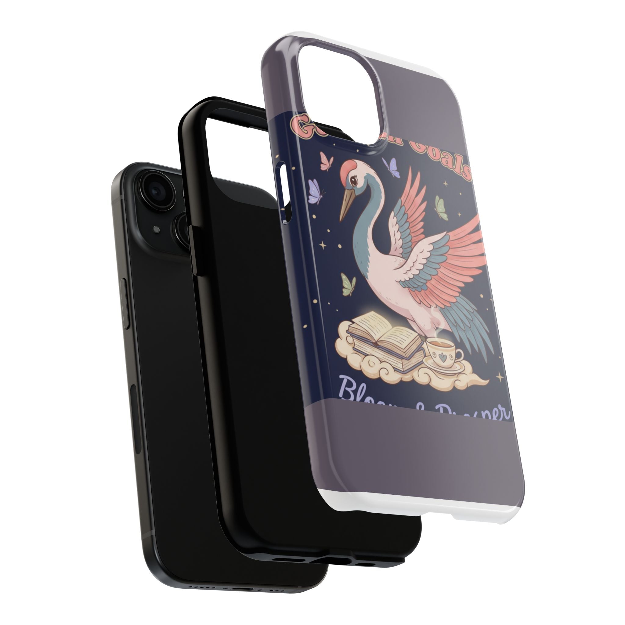 Crane Tough Phone Case – Goals on Goals Bloom Prosper