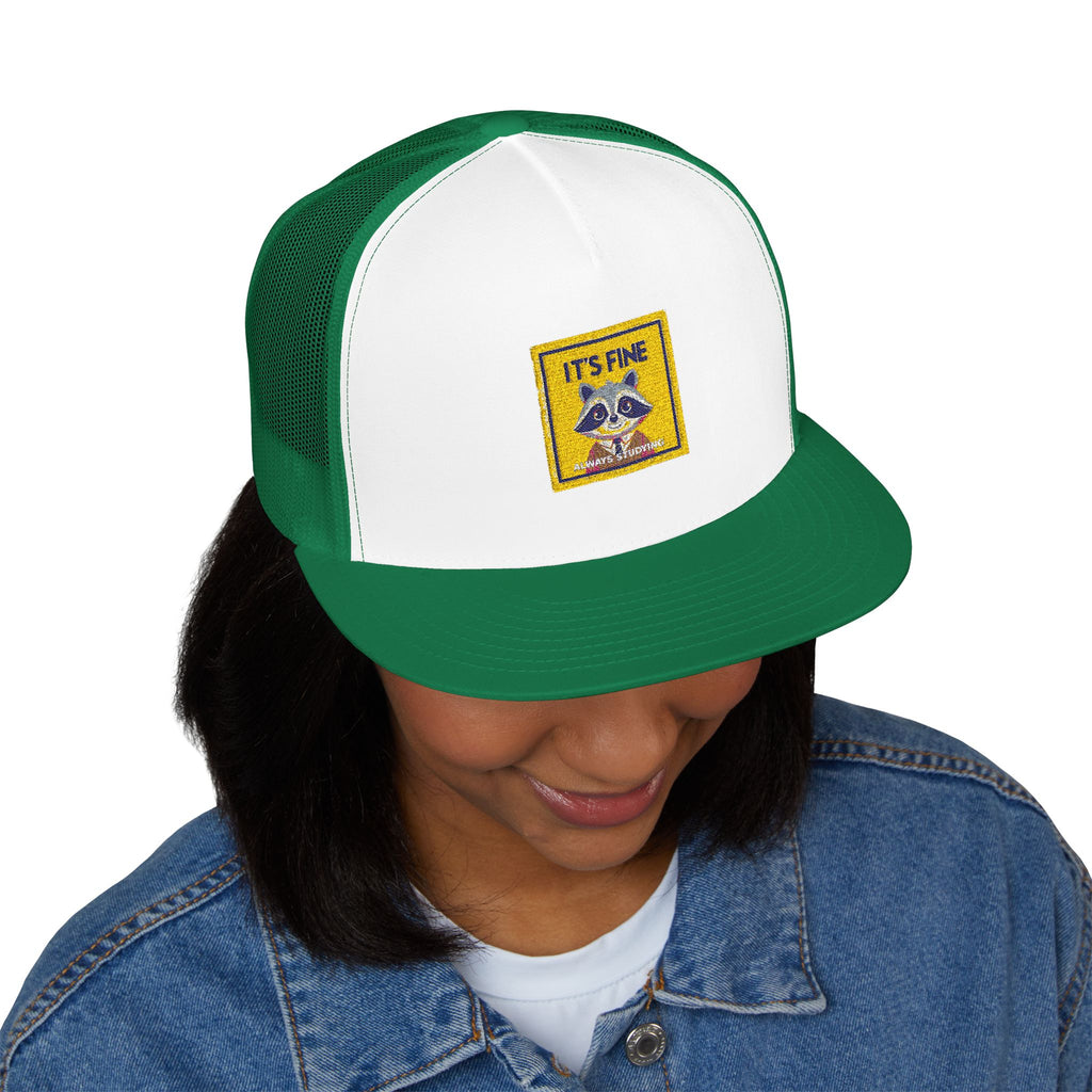 remix always studying - KayKay Trucker Cap