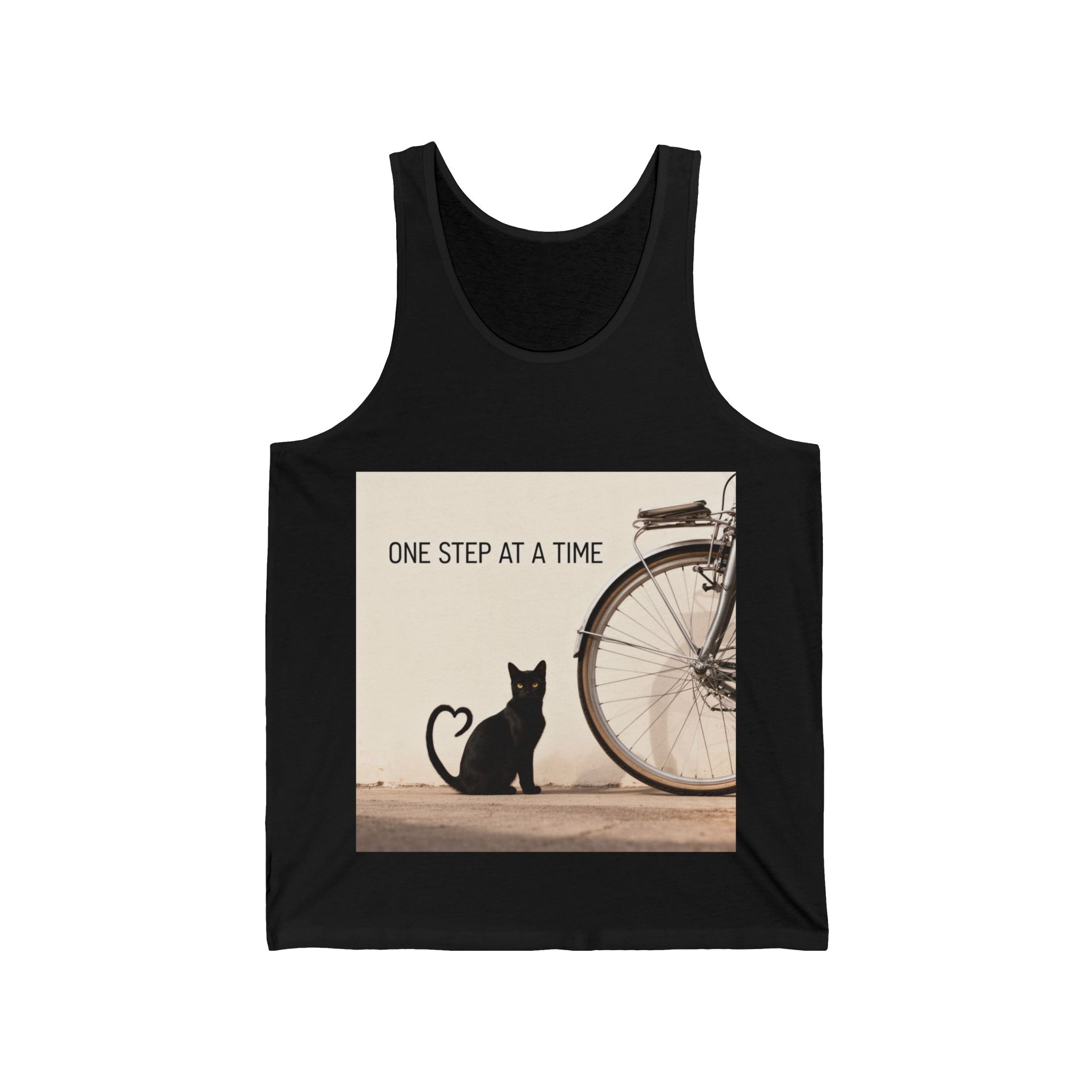 ONE STEP AT A TIME Cat Tank Top